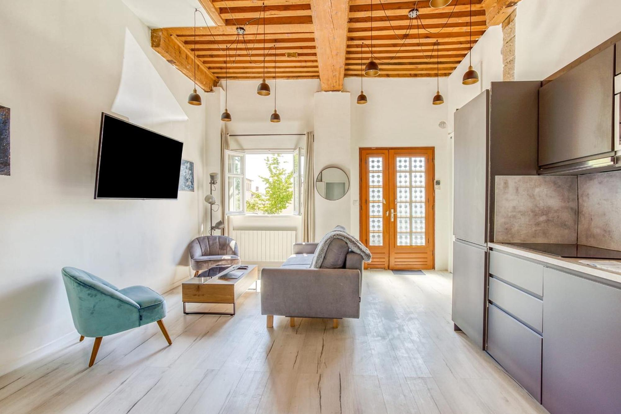 Charming 6-Person Apartment Terreaux & Croix Rousse Area 리옹 외부 사진